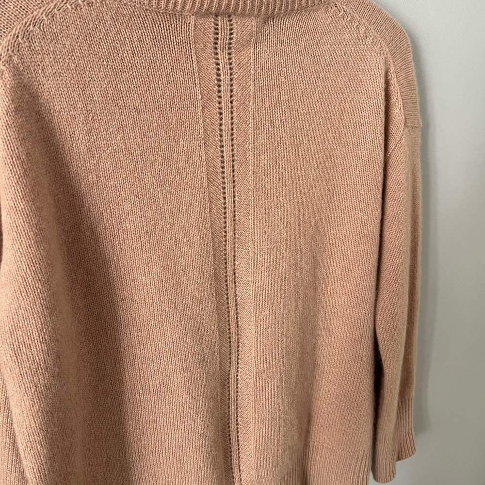 Baby Pink 100% Cashmere Turtleneck - Picture 7 of 8